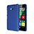 Schutzhülle Kunststoff Hülle Matt für Microsoft Lumia 640 Blau