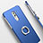 Schutzhülle Kunststoff Tasche Matt mit Fingerring Ständer A03 für Huawei Honor 6X Pro Blau