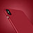 Schutzhülle Kunststoff Tasche Matt mit Fingerring Ständer für Apple iPhone X Rot