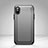 Schutzhülle Kunststoff und Silikon Tasche Punkte Loch für Apple iPhone Xs Schwarz