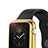 Schutzhülle Luxus Aluminium Metall Rahmen A01 für Apple iWatch 3 42mm Gold