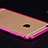 Schutzhülle Luxus Aluminium Metall Rahmen für Apple iPhone 6 Plus Pink