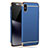 Schutzhülle Luxus Metall Rahmen und Kunststoff M01 für Apple iPhone Xs Blau