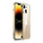 Schutzhülle Luxus Metall Rahmen und Kunststoff Schutzhülle Tasche JB1 für Apple iPhone 13 Gold