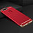 Schutzhülle Luxus Metall Rahmen und Kunststoff Schutzhülle Tasche M01 für Oppo A7 Rot