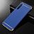 Schutzhülle Luxus Metall Rahmen und Kunststoff Schutzhülle Tasche M01 für Oppo K5 Blau