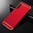 Schutzhülle Luxus Metall Rahmen und Kunststoff Schutzhülle Tasche M01 für Oppo K5 Rot