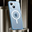 Schutzhülle Luxus Metall Rahmen und Kunststoff Schutzhülle Tasche mit Mag-Safe Magnetic Magnetisch JL2 für Apple iPhone 13 Blau