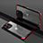 Schutzhülle Luxus Metall Rahmen und Kunststoff Schutzhülle Tasche SQ1 für Apple iPhone 14 Pro Max Rot