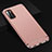 Schutzhülle Luxus Metall Rahmen und Kunststoff Schutzhülle Tasche T02 für Oppo F15 Rosegold