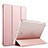 Schutzhülle Stand Tasche Leder für Apple iPad Mini Rosegold