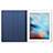 Schutzhülle Stand Tasche Leder L02 für Apple iPad 4 Blau