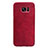 Schutzhülle Stand Tasche Leder L02 für Samsung Galaxy S7 Edge G935F Rot