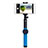 Selfie Stick Stange Stativ Bluetooth Teleskop Universal T21 Blau