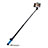 Selfie Stick Stange Stativ Bluetooth Teleskop Universal T21 Blau