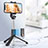 Selfie Stick Stange Stativ Bluetooth Teleskop Universal T22 Schwarz