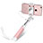 Selfie Stick Stange Verdrahtet Teleskop Universal S02 Rosa