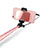 Selfie Stick Stange Verdrahtet Teleskop Universal S03 Rosegold