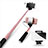 Selfie Stick Stange Verdrahtet Teleskop Universal S11 Rosegold