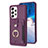 Silikon Hülle Handyhülle Gummi Schutzhülle Flexible Leder Tasche BF2 für Samsung Galaxy A13 4G Violett
