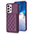 Silikon Hülle Handyhülle Gummi Schutzhülle Flexible Leder Tasche BF2 für Samsung Galaxy A53 5G Violett