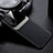 Silikon Hülle Handyhülle Gummi Schutzhülle Flexible Leder Tasche FL1 für Oppo A94 4G Schwarz