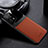 Silikon Hülle Handyhülle Gummi Schutzhülle Flexible Leder Tasche FL1 für Oppo Find X5 Pro 5G Braun