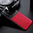 Silikon Hülle Handyhülle Gummi Schutzhülle Flexible Leder Tasche FL1 für Vivo V23 Pro 5G Rot
