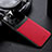 Silikon Hülle Handyhülle Gummi Schutzhülle Flexible Leder Tasche FL1 für Vivo V25e Rot