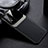 Silikon Hülle Handyhülle Gummi Schutzhülle Flexible Leder Tasche FL1 für Vivo Y76s 5G Schwarz