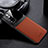 Silikon Hülle Handyhülle Gummi Schutzhülle Flexible Leder Tasche FL1 für Xiaomi Poco M4 Pro 5G Braun