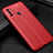Silikon Hülle Handyhülle Gummi Schutzhülle Flexible Leder Tasche für Oppo A11s Rot
