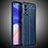Silikon Hülle Handyhülle Gummi Schutzhülle Flexible Leder Tasche für Oppo A55 4G Blau