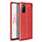 Silikon Hülle Handyhülle Gummi Schutzhülle Flexible Leder Tasche für Samsung Galaxy Note 20 Ultra 5G Rot