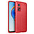 Silikon Hülle Handyhülle Gummi Schutzhülle Flexible Leder Tasche für Xiaomi Mi 10T 5G Rot