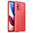 Silikon Hülle Handyhülle Gummi Schutzhülle Flexible Leder Tasche für Xiaomi Mi 11X 5G Rot