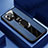 Silikon Hülle Handyhülle Gummi Schutzhülle Flexible Leder Tasche mit Magnetisch Fingerring Ständer für Xiaomi Mi 11 5G Blau
