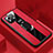 Silikon Hülle Handyhülle Gummi Schutzhülle Flexible Leder Tasche mit Magnetisch Fingerring Ständer für Xiaomi Mi 11 5G Rot