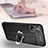 Silikon Hülle Handyhülle Gummi Schutzhülle Flexible Leder Tasche mit Magnetisch Fingerring Ständer für Xiaomi Redmi 10 5G