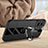 Silikon Hülle Handyhülle Gummi Schutzhülle Flexible Leder Tasche mit Magnetisch Fingerring Ständer PB1 für OnePlus 11R 5G