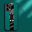 Silikon Hülle Handyhülle Gummi Schutzhülle Flexible Leder Tasche mit Magnetisch Fingerring Ständer PB1 für Xiaomi Redmi Note 12 Explorer