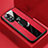 Silikon Hülle Handyhülle Gummi Schutzhülle Flexible Leder Tasche mit Magnetisch Fingerring Ständer S01 für Huawei Nova 8 5G Rot