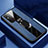 Silikon Hülle Handyhülle Gummi Schutzhülle Flexible Leder Tasche mit Magnetisch Fingerring Ständer T01 für Huawei Honor X10 Max 5G