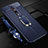 Silikon Hülle Handyhülle Gummi Schutzhülle Flexible Leder Tasche mit Magnetisch Fingerring Ständer T02 für Xiaomi Mi 9T