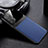 Silikon Hülle Handyhülle Gummi Schutzhülle Flexible Leder Tasche mit Magnetisch FL1 für Samsung Galaxy A72 4G Blau