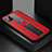 Silikon Hülle Handyhülle Gummi Schutzhülle Flexible Leder Tasche mit Magnetisch FL1 für Samsung Galaxy Note 10 Lite Rot