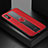 Silikon Hülle Handyhülle Gummi Schutzhülle Flexible Leder Tasche mit Magnetisch FL1 für Xiaomi Redmi 9i Rot
