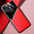 Silikon Hülle Handyhülle Gummi Schutzhülle Flexible Leder Tasche mit Magnetisch für Apple iPhone 15 Rot