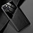 Silikon Hülle Handyhülle Gummi Schutzhülle Flexible Leder Tasche mit Magnetisch für Apple iPhone 15 Schwarz