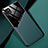 Silikon Hülle Handyhülle Gummi Schutzhülle Flexible Leder Tasche mit Magnetisch für Samsung Galaxy A22 5G Grün